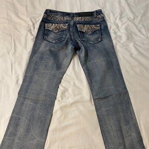 Size 9/10 Rue21 premier denim jeans with detail